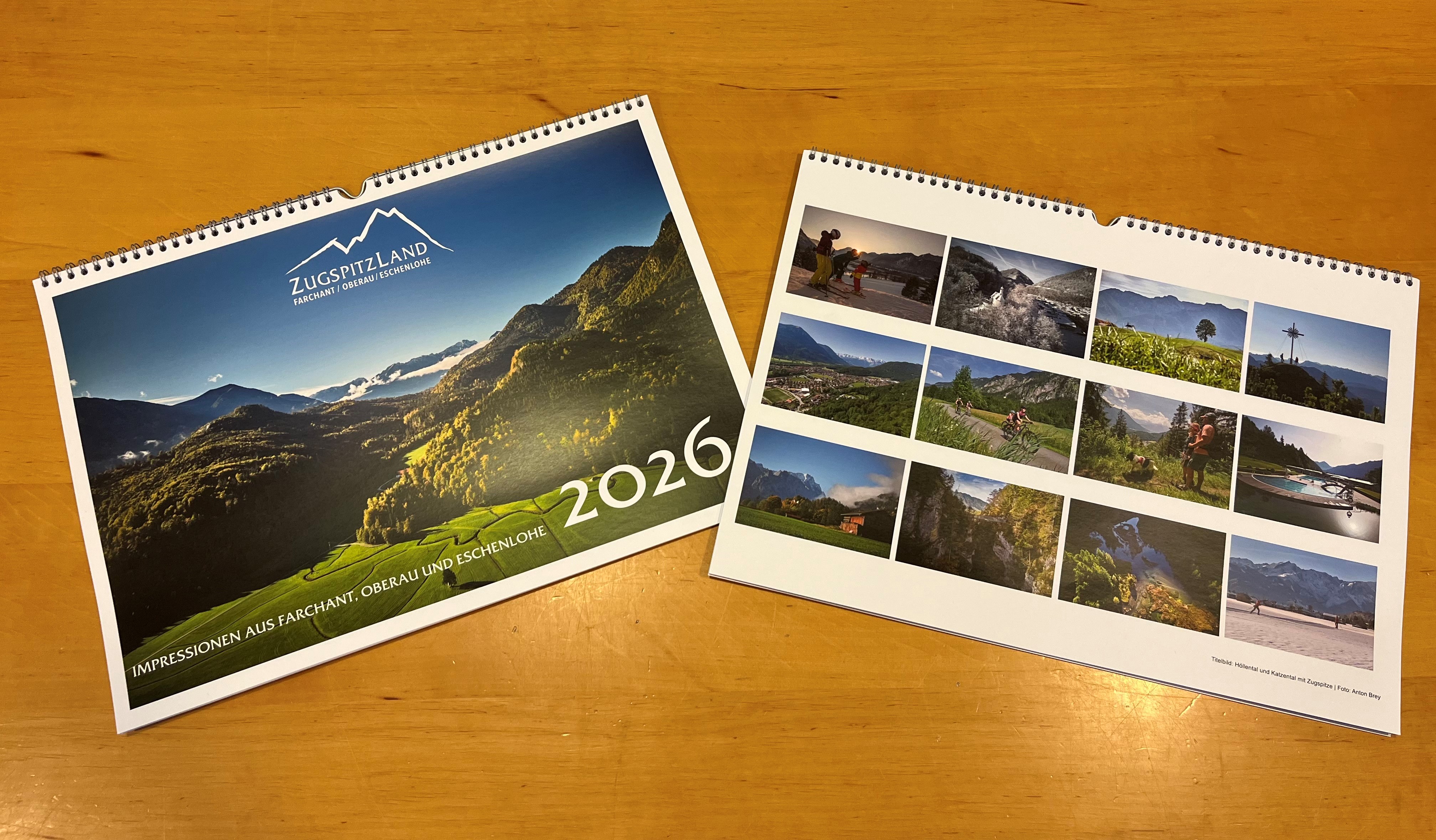 ZugspitzLand Kalender 2026